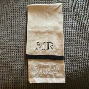 Mr. And Mrs. hand towels
